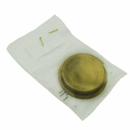 IVES COMMERCIAL Solid Brass 2-1/8in Round Flush Pull Satin Brass Finish 221B4